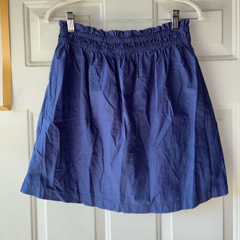 Free People navy paper bag waist skirt size S